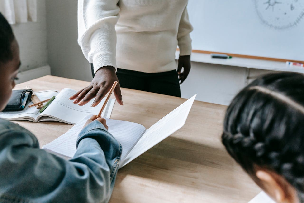 One-on-one mentoring session